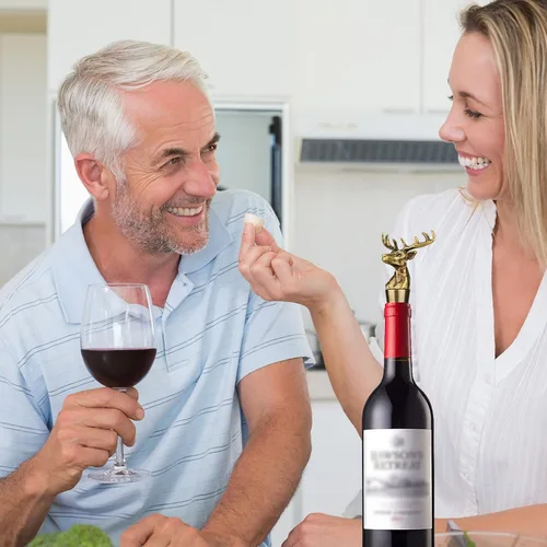 Miniatura 6 de LKKCHER Tapón de Botella de Vino en Forma de Bicicleta, Lindos Regalos de Vino para Hombres Mujeres, Regalos Vintage de Bicicleta y Ciclismo