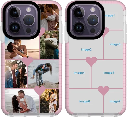 Miniatura 18 de Funda personalizada para iPhone 12 Pro Max, funda personalizada con collage de fotos con múltiples imágenes, funda de teléfono personalizada