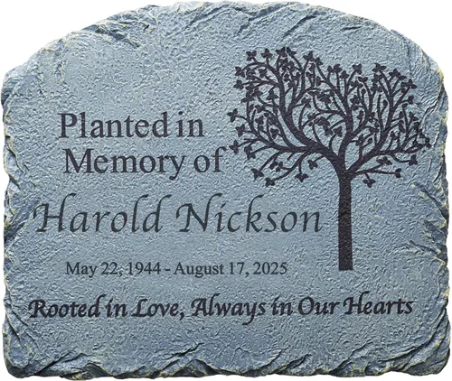 Miniatura 12 de Let's Make Memories Piedra conmemorativa personalizada para jardín, condolencias, pérdida de un ser querido, marcador de tumba, condolencias