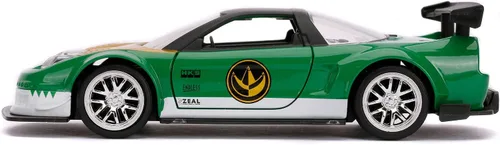 Miniatura 3 de Jada Toys Power Rangers 1:32 Green Ranger 2002 Honda NSX Type-R - Coches fundidos a presión, juguetes para niños y adultos