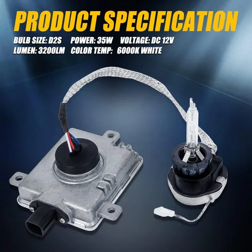 Miniatura 2 de RANSOTO W3T19371 - Balasto de xenón HID para faros delanteros compatible con Acura TL TSX ZDX MDX RDX ILX Honda Accord Odyssey Mazda 3 5 CX-5