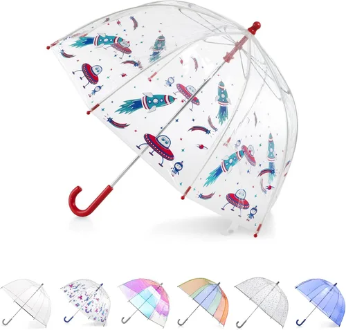 Miniatura 17 de Totes- Paraguas de burbujas transparente para niños con mango de fácil agarre), 2236N53
