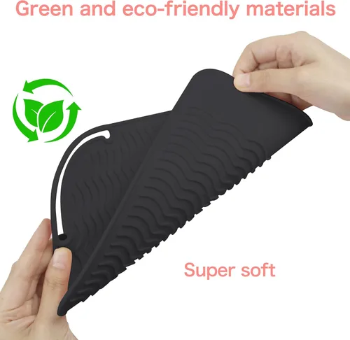Miniatura 9 de Heysam Alfombrilla térmica profesional para herramientas para el cabello, plancha plana y rizadora, bolsa de almacenamiento de viaje para encimera