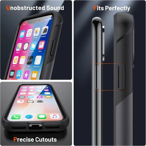 Miniatura 138 de Jeylly Funda para iPhone SE/Funda para iPhone 5S, Exterior de Plástico Duro que Absorbe Golpes + Interior de Silicona de Goma Defensor contra