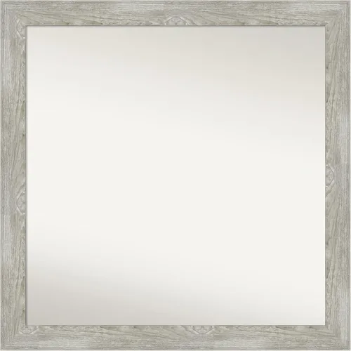Miniatura 39 de Amanti Art Espejo de baño gris para sobre el fregadero, 31 x 48 pulgadas, espejo de tocador rectangular estrecho de color gris, marco de madera