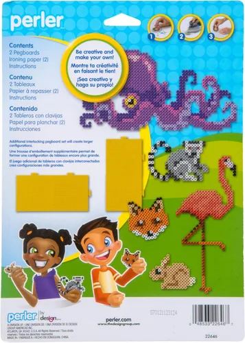 Miniatura 2 de Perler Beads - Tableros cuadrados amarillos, 2 unidades, 5.7 pulgadas de largo x 5.7 pulgadas de alto, pequeño