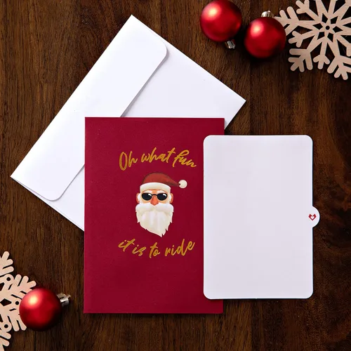 Miniatura 8 de Lovepop Tarjeta desplegable de Navidad para ella y él, tarjetas de felicitación navideñas 3D para niños, niñas, hombres, mujeres, motocicleta