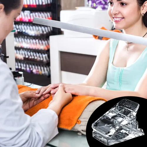 Miniatura 7 de Beloving 10 clips para puntas de uñas, gel de extensión de uñas de construcción rápida para kit de uñas postizas y herramientas de manicura de doble