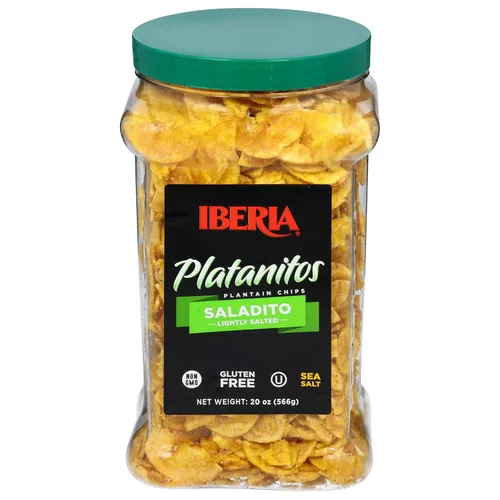 Miniatura 3 de Iberia Saladito - Plátanos fritos ligeramente salados, 20 onzas