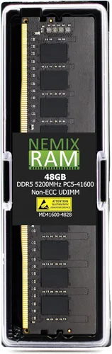 Miniatura 6 de NEMIX RAM 16 GB (1 x 16 GB) DDR5 5200 MHZ PC5-41600 1Rx8 1.1V 288-PIN sin ECC sin búfer UDIMM memoria de PC de escritorio compatible con ASRock Z790