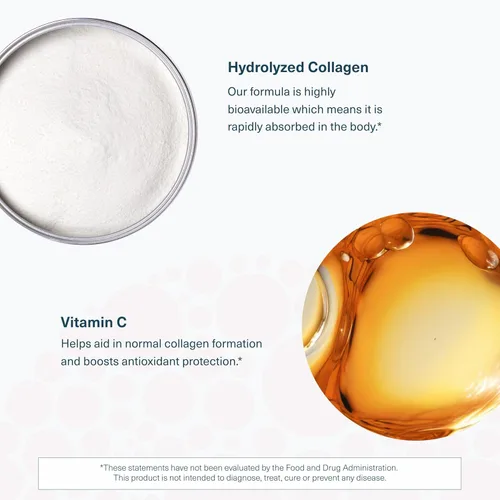 Miniatura 5 de Youtheory Colágeno + biotina - Suplemento avanzado de colágeno - con péptidos hidrolizados, vitamina C y vitamina B - Apoya el crecimiento