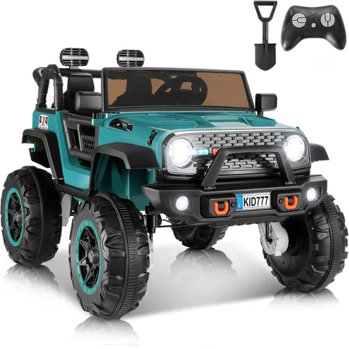 Miniatura 7 de Hikole - Vehículo de paseo de 24 V para niños grandes, vehículo todoterreno de 2 plazas con control remoto, 2WD/4WD conmutable, asientos extra Rosa