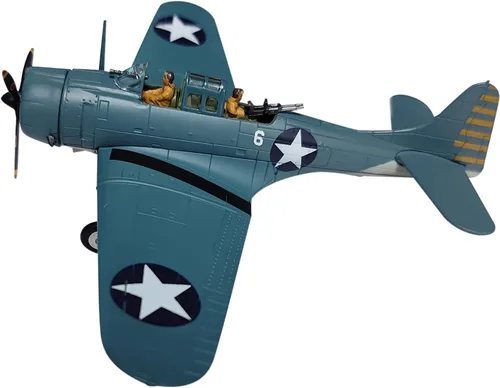 Miniatura 5 de MOUDOAUER 1:72 Aleación SBD Dauntless Dive Bomber Modelo Avión Modelo Simulación Aviación Ciencia Exposición Modelo Colección