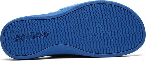 Miniatura 6 de SOLLBEAM Pantuflas peludas con soporte de arco para mujer sandalias ortopédicas para el talón