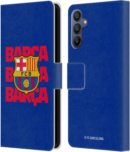 Miniatura 164 de Head Case Designs Funda de piel con licencia oficial del FC Barcelona Barca Crest Graphics para Samsung Galaxy A06 4G