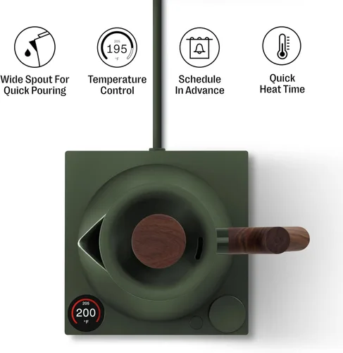 Miniatura 2 de Fellow Corvo EKG Pro - Hervidor Eléctrico de Té - Hervidor Eléctrico de Agua con Calentamiento Rápido para Hervir Agua - Control de Temperatura