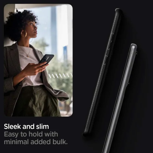 Miniatura 6 de Spigen Liquid Air Armor - Funda diseñada para Samsung Galaxy S20 Ultra/Galaxy S20 Ultra 5G (2020), color negro mate Mate negro