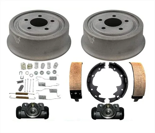 Partes de Reemplazo de Tambores de Freno Trasero, Pastillas de Freno, Muelles, Cilindros de Rueda para Jeep Wrangler 2001 2002 2003 2004 2005 2006