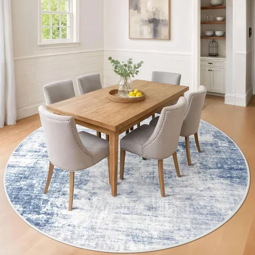 Miniatura 911 de IOHOUZE Alfombra abstracta lavable de 3 x 12 pies para pasillos, antideslizante para cocina, camino de entrada de lana sintética para interiores