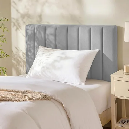 Miniatura 26 de Hearth & Harbor Cabecera tapizada Queen – Cabecera cosida de canal fácil de montar tamaño Queen – Cabeceras montadas en la pared con paneles
