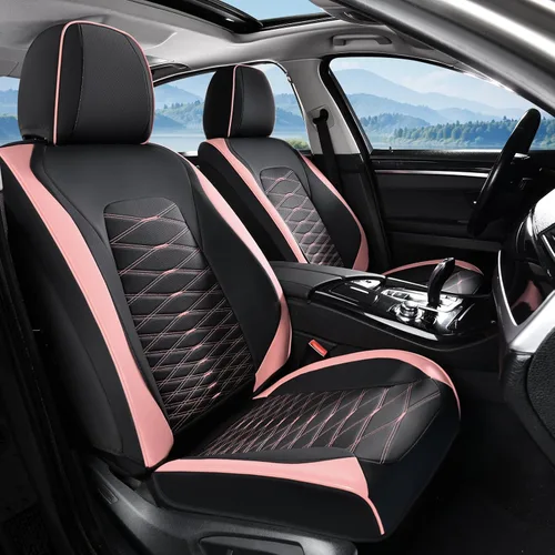 Miniatura 31 de FLORICH Fundas de asiento delantero de automóvil, fundas de asiento de cuero para automóviles, protector de asiento de automóvil, impermeable