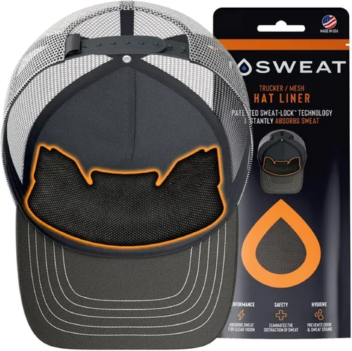 Miniatura 2 de Trucker Hat Sweat Liner & Mesh Hat Sweat Guard Bands Patentado por NoSweat
