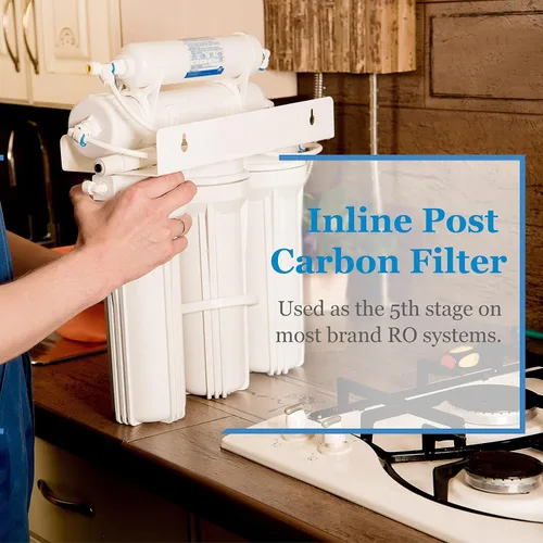 Miniatura 5 de Filtro de agua en línea para máquina de hielo, refrigerador, sistema de agua de ósmosis inversa debajo del fregadero, cartucho de repuesto de filtro