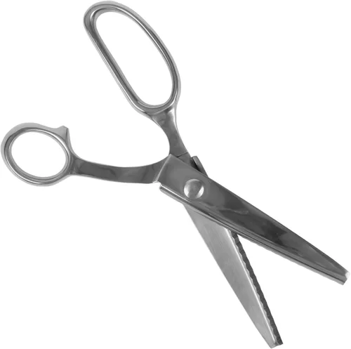 Miniatura 49 de JubileeYarn - Tijeras de entintar de grado profesional, acero inoxidable dentado de 9.5 pulgadas, color morado y naranja, 1 par