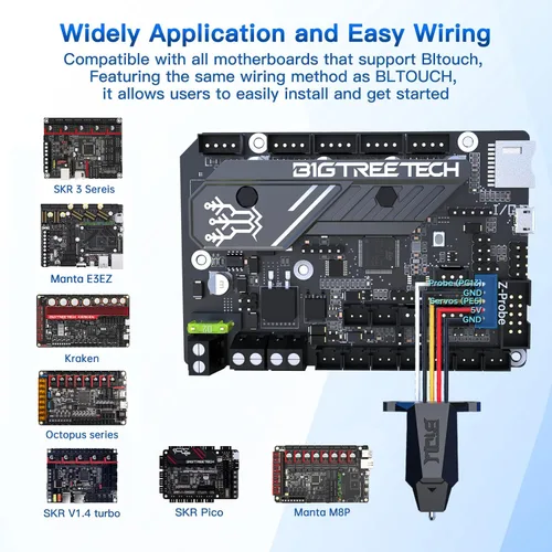 Miniatura 4 de Sensor de nivelación de cama automática BIQU MicroProbe V2.0, para impresora 3D Ender 3/Ender 3 V2/Ender 3 Pro/Ender 3 Max/Voron/H2 Extruder BIQU B1