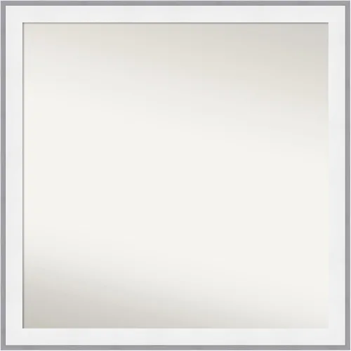Miniatura 18 de Amanti Art Espejo de pared blanco de 30 x 42 pulgadas, espejo de baño rectangular blanco para decoración de pared de sala de estar, marco Parlor