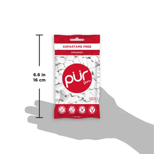 Miniatura 4 de PUR Gum Canela, 55 unidades (paquete de 2)