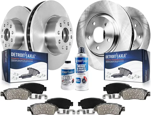 Miniatura 27 de Detroit Axle - Kit de freno para Ford 2022-2023 Maverick Rotores de freno de disco de cerámica con repuesto de hardware: rotores delanteros de 12.80
