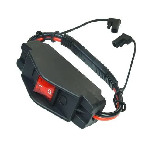 Miniatura 3 de Cable convertidor SAE de 30A 12VDC con interruptor de encendido/apagado Arnés de cables SAE a SAE de 10 AWG, 2 pines, conexión y desconexión
