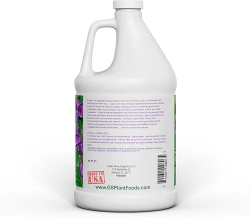 Miniatura 3 de GS Plant Foods Liquid Love - Fertilizante para plantas multiusos (1 galón), fertilizante líquido para jardines de hierbas, plantas