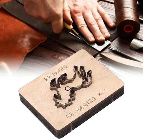 Miniatura 2 de Garosa Troqueles de corte de cuero con forma de caballo Troqueles de metal para álbumes de recortes cortados plantillas hechas a mano Plantilla