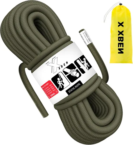 Miniatura 6 de X XBEN Cuerda de escalada al aire libre 10M (32 pies) 20M (64 pies) 30M (96 pies) 50M (160 pies) 70M (230 pies) 152M (500 pies) 352M (1000 pies)