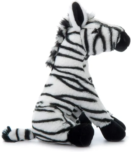 Miniatura 7 de The Petting Zoo Peluche de cebra, regalos para niños, animales salvajes del zoológico Onez, juguete de peluche de cebra de 12 pulgadas