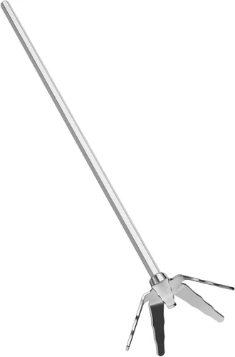 onlyfire Extractor de cerdo de acero inoxidable de 4 pulgadas, triturador de carne ultraafilado utilizado con taladro manual estándar para carne de