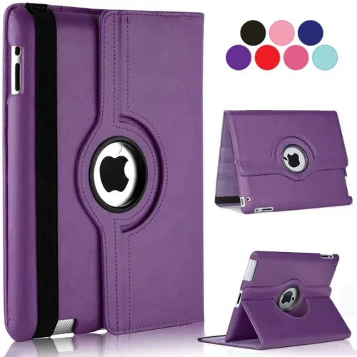 Miniatura 10 de Vultic Funda giratoria para iPad mini 1/2/3, soporte de 360 grados [apagado automático/activación] Folio PU cuero Smart Cover (negro)