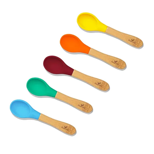 Miniatura 4 de Cucharas para niños pequeños, Multicolor