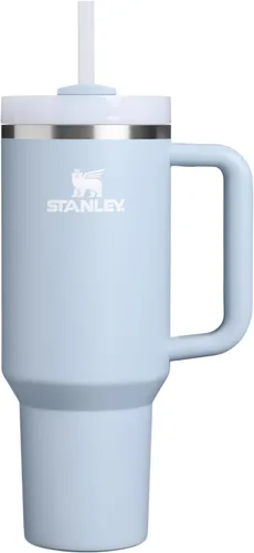 Miniatura 143 de STANLEY Quencher H2.0 Vaso Térmico con asa y pajilla, 64 onzas, tapa Flowstate de 3 posiciones, gran capacidad para viajes y deportes, vaso de acero