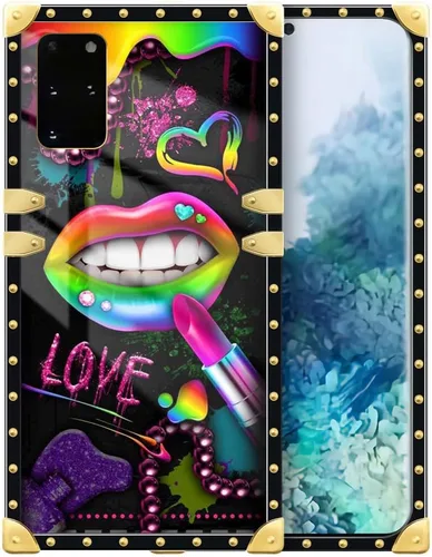 Miniatura 79 de Funda compatible con Samsung Galaxy Note 10 Plus, Lipstick Lips Note 10 Plus para niñas, TPU suave a prueba de golpes, protección rígida