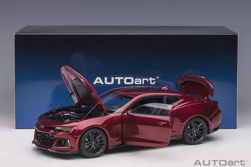 Miniatura 6 de Chevy Camaro ZL1 Rojo Granate Tintcoat 1/18 Modelo de Coche por AUTOart 71208