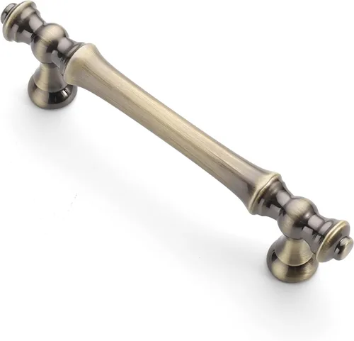 Miniatura 27 de Asidrama 1 paquete de 3 pulgadas (2.992 in) de latón cepillado, tiradores dorados para gabinete de cocina, accesorios para gabinetes de cocina