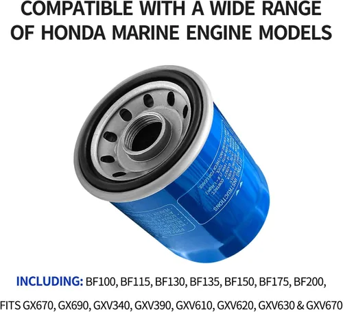 Miniatura 8 de Filtro de aceite de motor 15400-PLM-A02