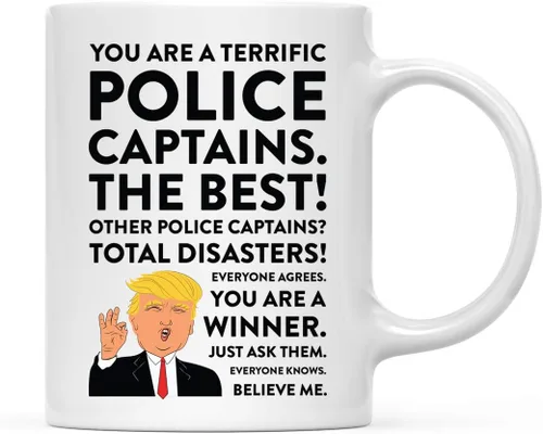Miniatura 40 de Andaz Press Funny President Donald Trump - Taza de café de 11 onzas, excelente instructor aeróbico, paquete de 1, taza de cerámica para beber