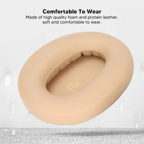 Miniatura 5 de Almohadillas de repuesto para los oídos, espuma de piel con aislamiento de ruido, almohadillas suaves para auriculares Bluetooth W860NB W830BT