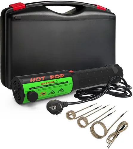 Solary Kit de calentador de inducción magnética, calentador de inducción de 1200 W 110 V con 4 bobinas para quitar tornillos oxidados