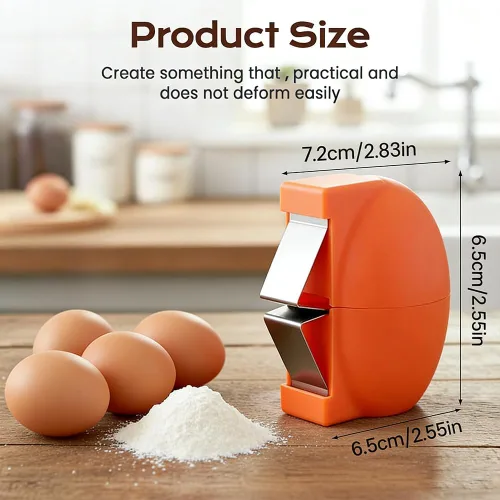 Miniatura 6 de Abridor de cáscara de huevo, herramienta de acero inoxidable, abridor multifuncional de cáscara de huevo para huevos crudos o duros, accesorio