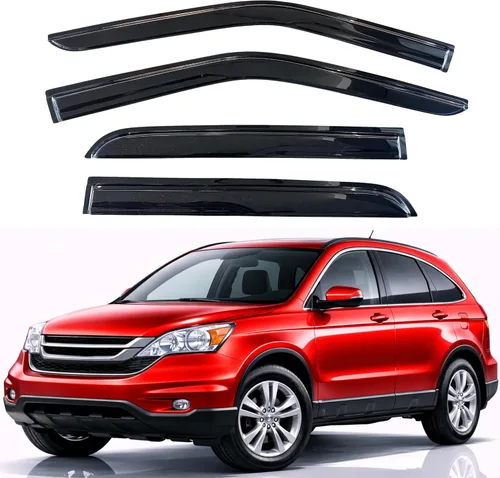 Miniatura 208 de KPY Visor de ventana compatible con Hyundai Tucson 2021-2025, 4 piezas de deflector de ventilación para ventana lateral, estilo Mugen, protector